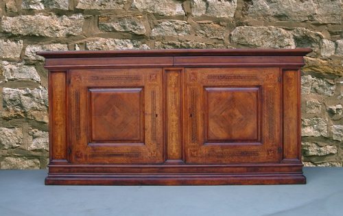 Credenza art. 98 con pannelli intarsiati